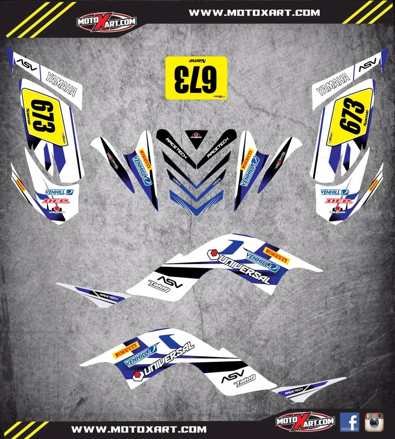 Yamaha Raptor 700 ATV Full Custom Graphics (2006-2012)