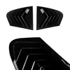 BMW 5-Series Sedan Gloss Black Rear Side Window Quarter Louver Cover (2018–2023)