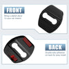 Nissan Infiniti Black 4pcs Door Lock Latches Covers Stainless Steel