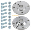 Go Kart Off Road Cart 4x4 Silver 2 x Rear Axle Aluminum Wheel Hub