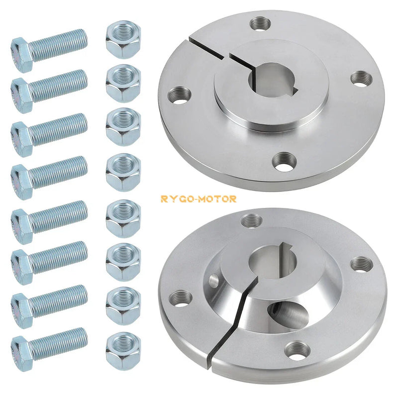 Go Kart Off Road Cart 4x4 Silver 2 x Rear Axle Aluminum Wheel Hub
