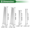BMW X3 Silver Tone 8 Pcs Door Pillar Window Trim (2011-2017)
