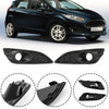 Ford Fiesta Mk7 Zetec Gloss Black Honeycomb Fog Light Covers (2013-2017)