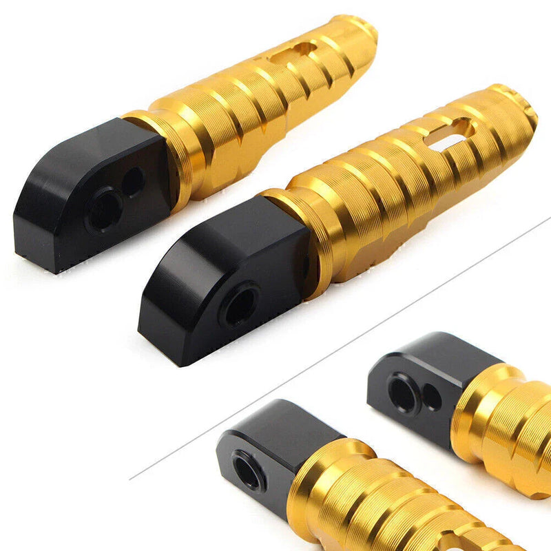 Street Scrambler 900 T100 T120 Gold Aluminum Rear Footrests (2016-2023)