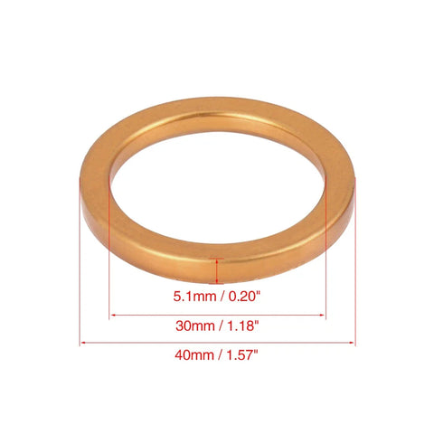 Honda CG125 2 x 30mm ID Motorcycle Exhaust Muffler Pipe Gasket Copper Tone
