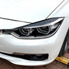 F30 Saloon Pair Headlight Cover Black Eyebrow (2012–2018)