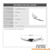 Honda Goldwing GL1800 Chrome Front Rear Fender Tip Trim Cover (2001-2023)