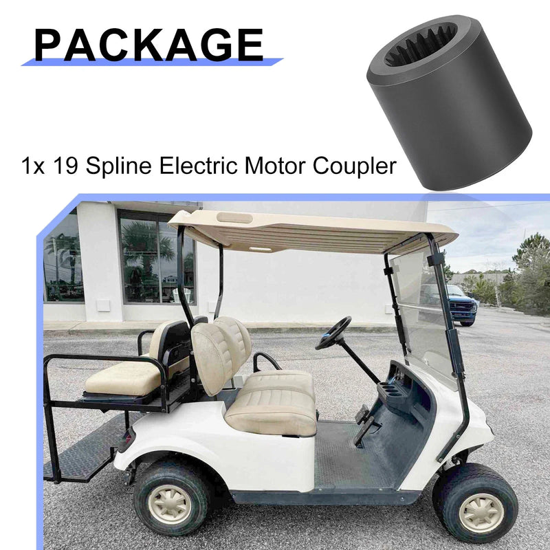 EZGO GE Motor Golf Cart Spline Electric Motor Coupler (1988–1996)