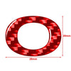Car Badge Emblem Carbon Red Alphabet Letter Decals Stickers (All Years)