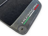 Lamborghini Huracan (2014-2023) - Carbon Fiber Leather Black Floor Mats