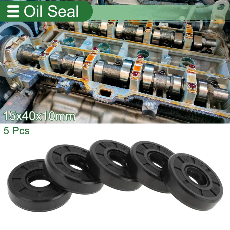 Make Model Oil Seal / 5 x 15x40x10mm / Seal Ring Shaft Seal NBR Rubber
