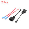 Toyota 2 x Plastic Car Horn Speaker Adapter Wiring Harness Pigtail Socket