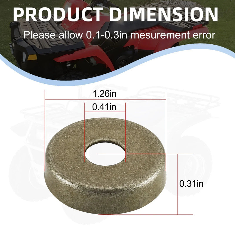 RZR 170 / Phoenix 200 4 x Front A-Arm Bushing Rubber Cap (2005–2021)
