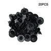 Nissan 20PCS 8mm Hole Dia Rivet Fastener Mud Flaps Bumper Fender Push Clips