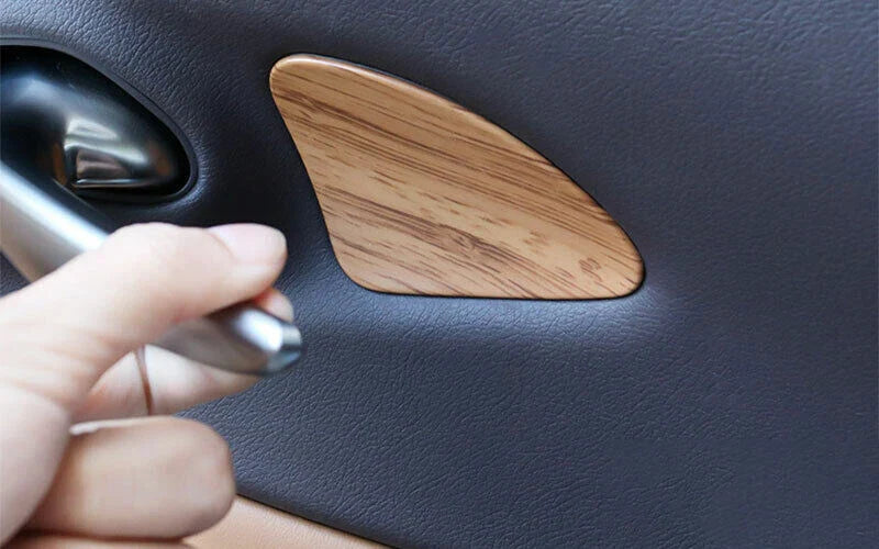 Lexus ES Dark Wood Grain Inner Door Bowl Cover Trim (2019–2023)