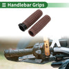 Motorcycle Handlebar Grips 25mm Hand Grips TPU Brown