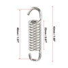 Motorcycle Spring 6 Pcs 43mm 1.69 Silver Tone Muffler Exhaust Pipe