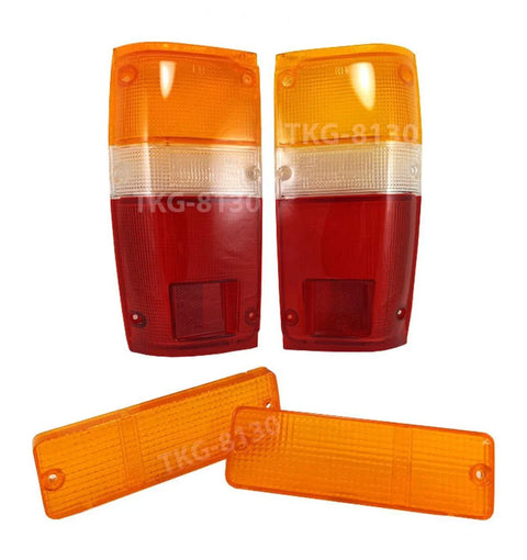 Toyota Hilux MK2 LN50 LN65 Bumper & Tail Light Lenses (1983-1997)