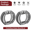 Yamaha TT125 2 x Front & Rear Brake Shoes