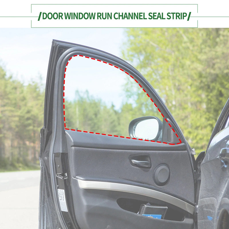 Honda Fit Front Right Door Window Seal Strip (2009-2014)