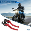 Kawasaki KLX 300 Adjustable Short Brake Clutch Levers Red (2021–2025)