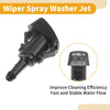Chrysler 300 (2011-2023) with Fluid Hose Windshield Washer Nozzle Kit