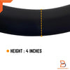 Nissan Navara NP300 D23 Wide Body 4" Smooth Fender Flares (2015-2020)