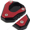 KAWASAKI Ninja 400, Versys 650, KLX 250 CNC Red Foot Stand Side Extension Plate