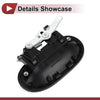Hyundai Accent Rear Right Black ABS Exterior Door Handle