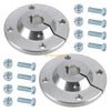Go Kart Off Road Cart 4x4 Silver 2 x Rear Axle Aluminum Wheel Hub