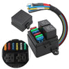 Truck RV Marine Fuse Box 6-Circuit 2 Relays Electrical