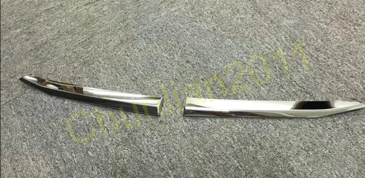Subaru XV (2018-2020) 2 x ABS Chrome Front Grilles Garnish Molding Cover Trim