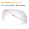 Porsche Cayenne Right Side White Mirror Glass Back Heated (2007-2010)