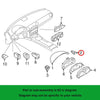 Mazda 2 3 5 6 RX-8 CX-3 10 x Radio Bezel Clips (2003-2023)