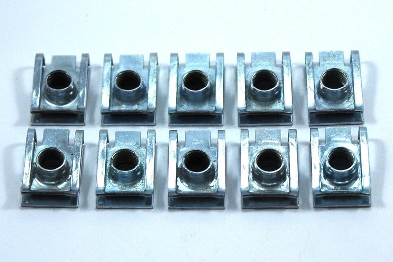 10 x M8 8mm Clips Vitesse Pince Ressort Zinc Chimney U Noix