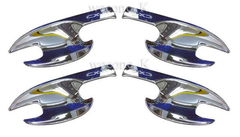 Mazda CX-5 4 x Chrome Door Handle Bowls (2013-2015)