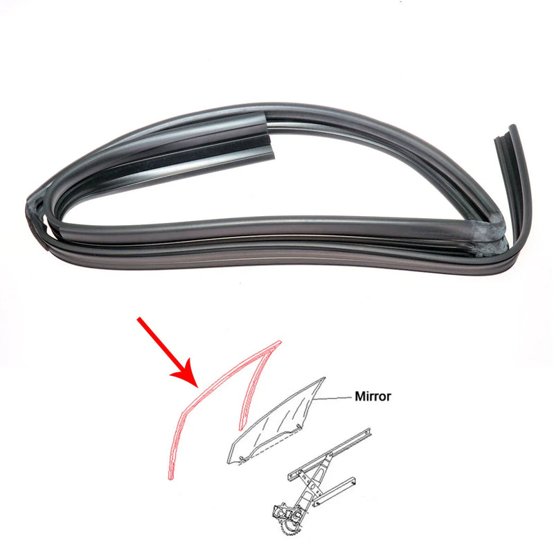 Toyota Soluna Sedan 2002-2007 Rear Door Glass Run Channel