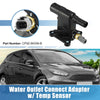 Ford Focus EcoSport Water Outlet Connect Adapter w/ Temp Sensor (2012-2023)