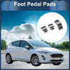 Ford Fiesta (2007-2012) Silver Tone 3 Pcs Foot Accelerator Pedal Covers