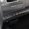 Smart Fortwo ABS Carbon Fiber Door Lock Switch Decor Frame (2009-2015)