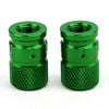 Car Motorcycle Bike MTB Aluminium Anti-Theft Valve Caps (F3)