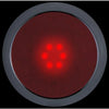 LED Round Interior Exterior White Red Light Touch On-Dim-Off 12/24 Volt 24 LEDs