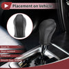 Nissan Maxima (2016-2023) Black Faux Leather Gear Shift Knob Cover
