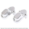 Harley Sportster 1200 883 Chrome Rear Axle Cover Nut Bolt Caps Set (2005-2014)