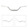 Dirt Pit Bike Motorcycle ATV MX Silver 1 1/8" Mid Handlebar Fat Bars