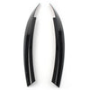 VW Scirocco Glossy Black Headlight Eyebrow Eyelid Covers (2009-2017)