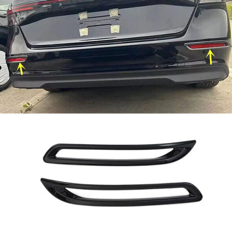 Honda Accord Rear Bumper Fog Light Lamp Cover Trim Gloss Black (2023)