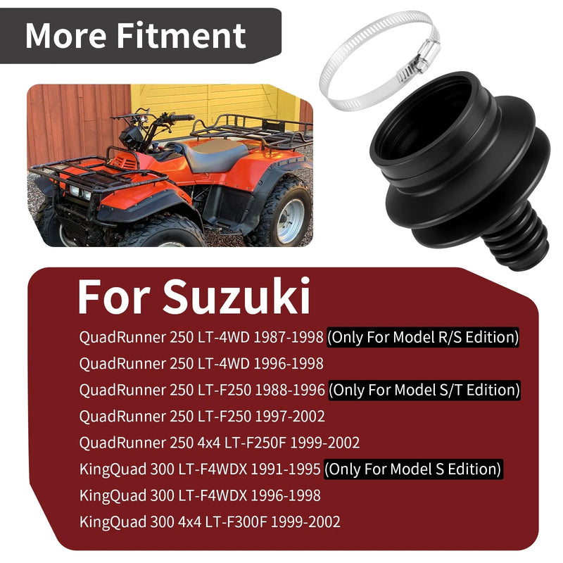 Suzuki QuadRunner 250 4x4 Drive Shaft Universal Boot (1999-2002)