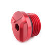 BMW S1000RR, S1000R, S1000XR Red Oil Gas Filler Cap Nut (2009-2018)