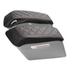 Harley Electra Street Glide Red Stitching Saddlebag Lid Covers (2014-2023)